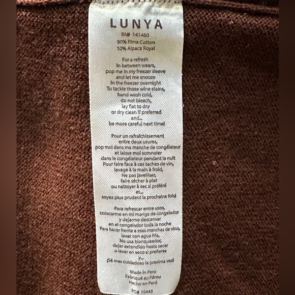 ⬇️ LUNYA alpaca and pima cotton romper, size SM - Picture 7 of 9